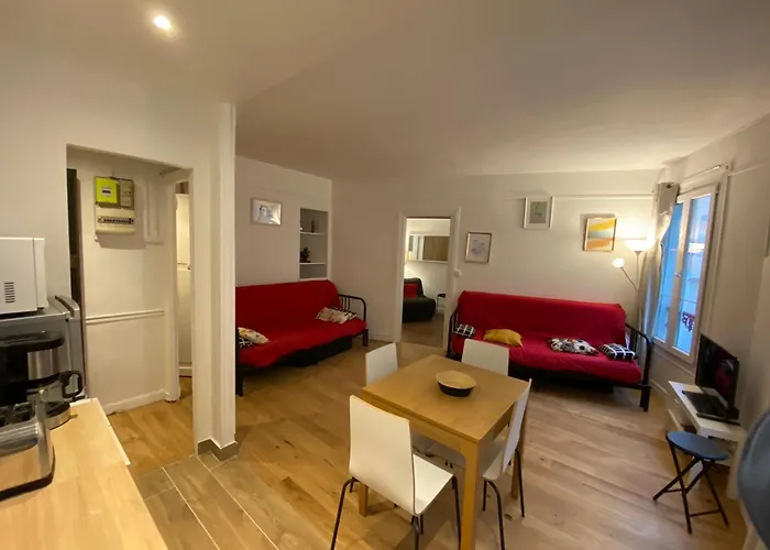 Apartman Sacre Coeur Montmartre Et Tour Eiffel, 8 People, Párizs