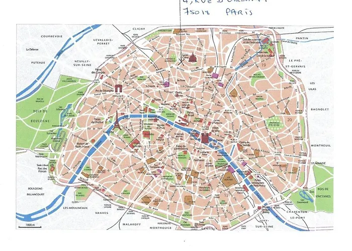 Apartman Sacre Coeur Montmartre Et Tour Eiffel, 8 People,